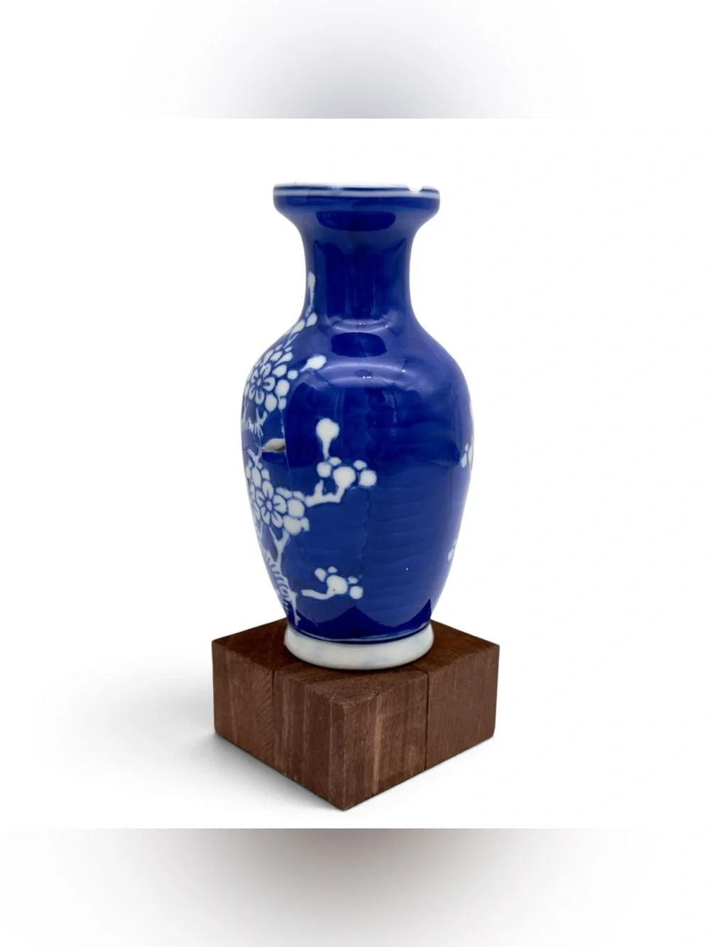 Kintsugi Vase Prunus Plum Blossom Mini Gold Crack Art Personal Growth Gift